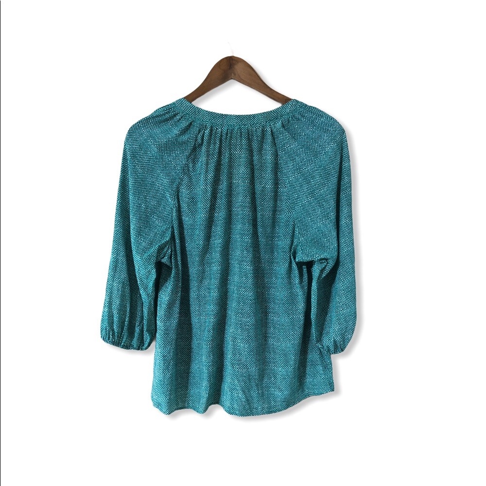 SOLD Joie 3/4 sleeve silk peasant style blouse - Picture 4 of 5